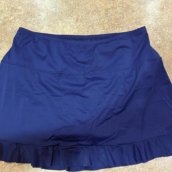 Swimsuits for all swim skirt. Has tummy control panty built in. Navy.Super cute! - Picture 1 of 5